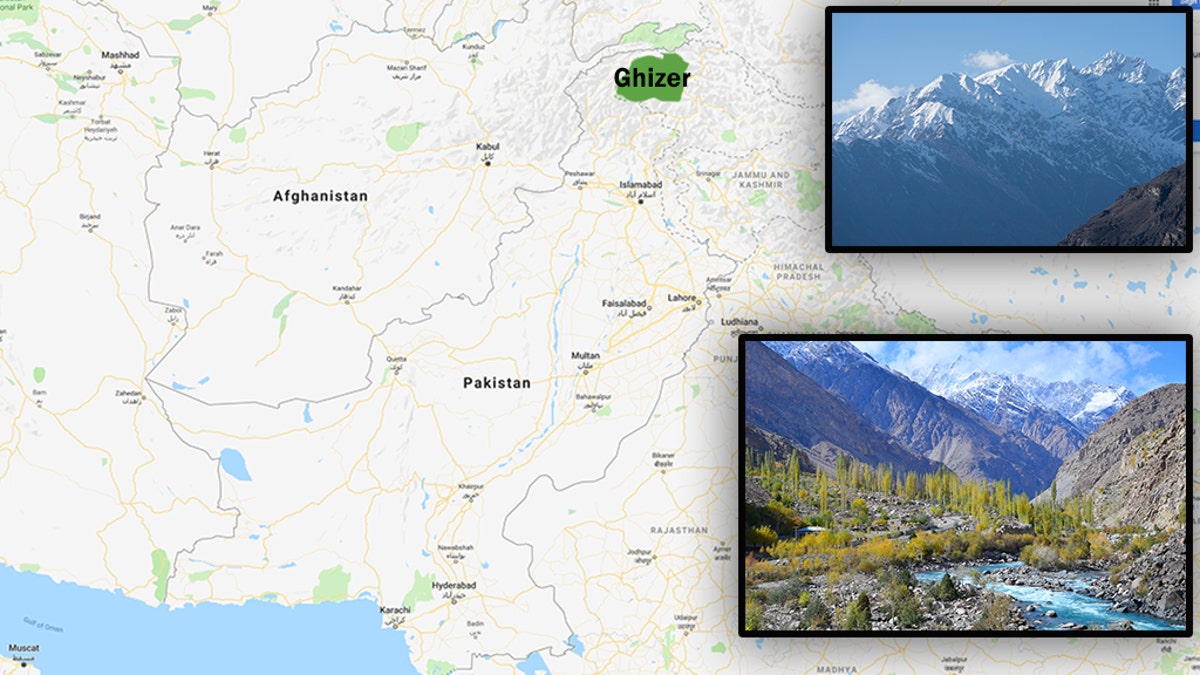 An Italian diplomat and two mountaineering workers in Pakistan say an avalanche has stranded a group of four Italian and three Pakistani climbers on a mountain in the country's north. (Google / iStock)