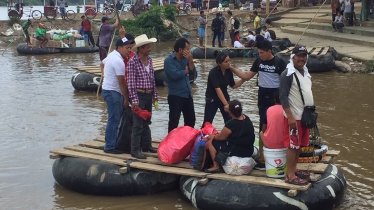 Mexico claims to have deployed 791 new immigration agents and promises some 6,000 National Guard to its southern border by Tuesday. Some soldiers were clearly visible Sunday on the Mexican side of the Suchiate River, giving migrants on the south shore in Guatemala second thoughts about crossing.