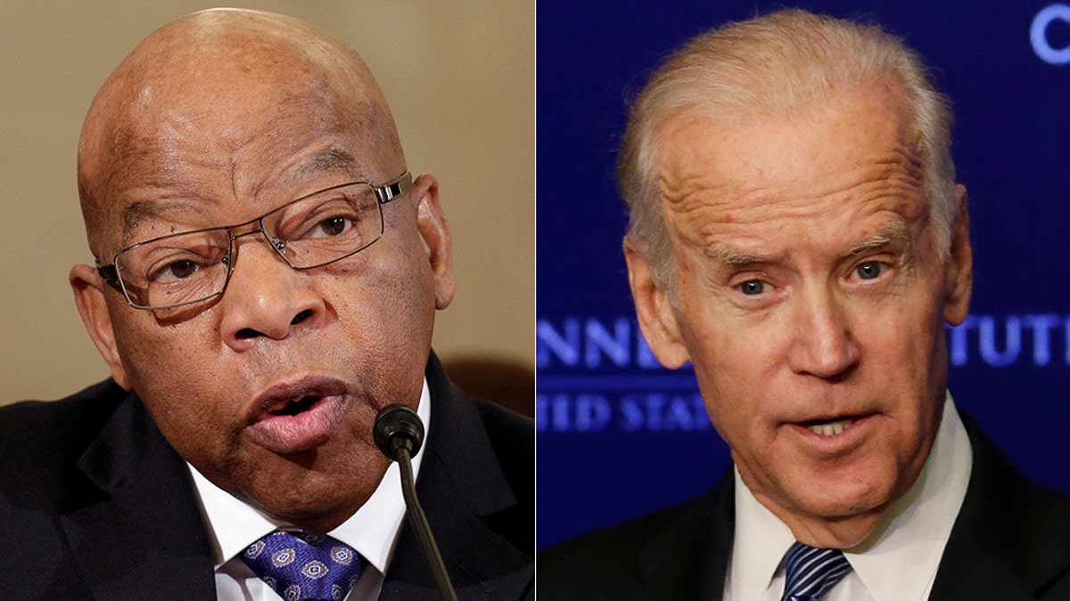 Rep. John Lewis has come to the defense of Joe Biden after the 2020 hopeful touted his past success in working alongside segregationist senators 