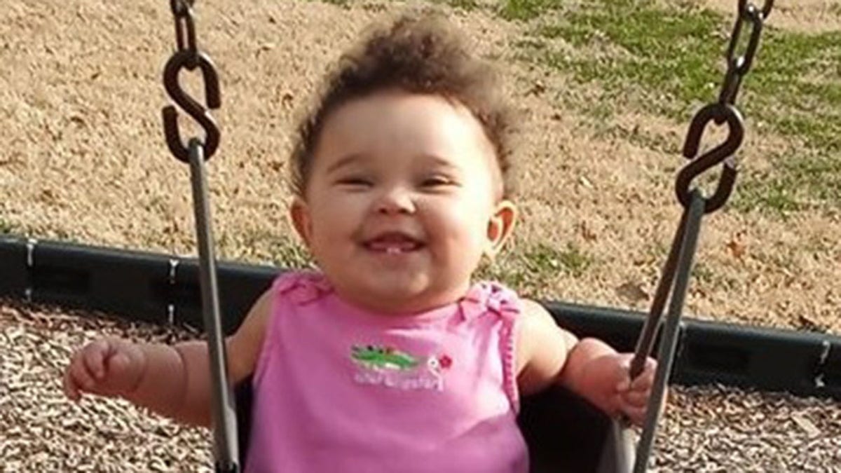 Joseline Eichelberger, 11 mos., died after reportedly being left inside a hot car for around 15 hours, police said.