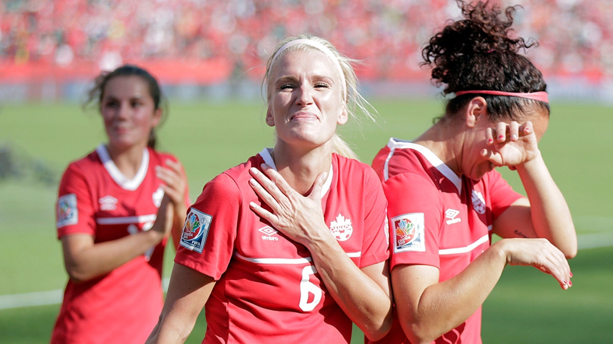 Canada midfielder Kaylyn Kyle ripped the U.S. team over their celebrations during their 13-0 win over Thailand.