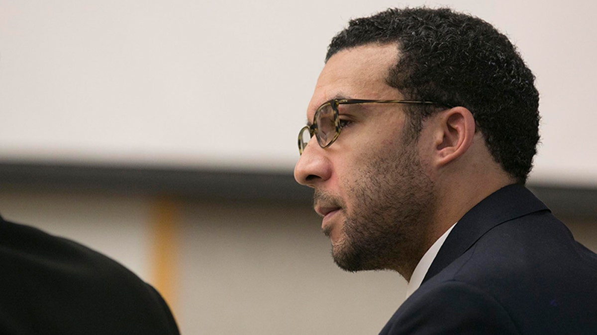 Former NFL player Kellen Winslow Jr. was convicted of raping a 58-year-old homeless woman last year north of San Diego. (John Gibbins/The San Diego Union-Tribune via AP, Pool)