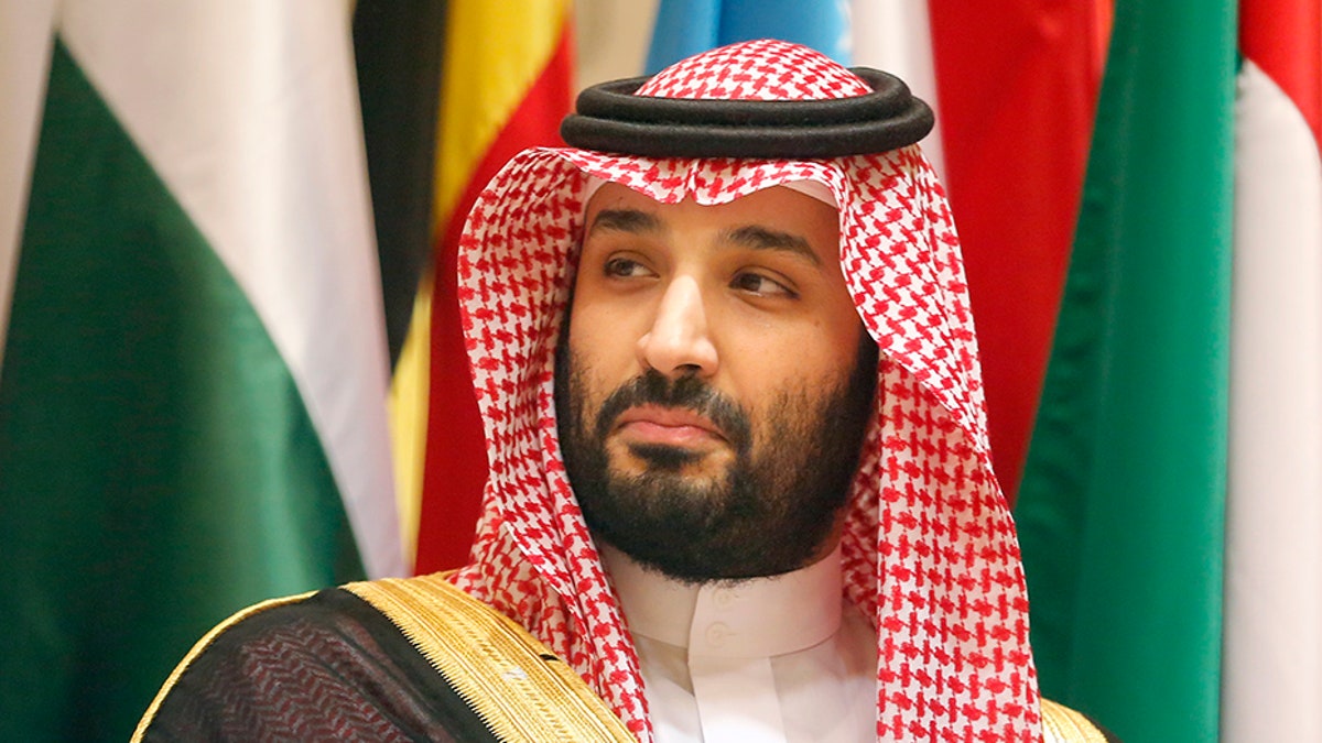 Saudi Crown Prince Mohammed bin Salman poses during a group picture ahead of Islamic Summit of the Organization of Islamic Cooperation in Mecca, Saudi Arabia, in June 2019. 