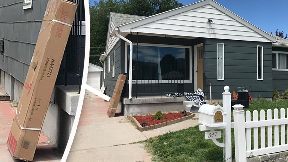 A box was delivered on Thursday to the home of the man police said is a "person of interest" in the disappearance of University of Utah student Mackenzie Lueck. The box appeared to hold one or more parts of a bed, but police -- who were taking pictures of it -- wouldn't confirm what was inside.