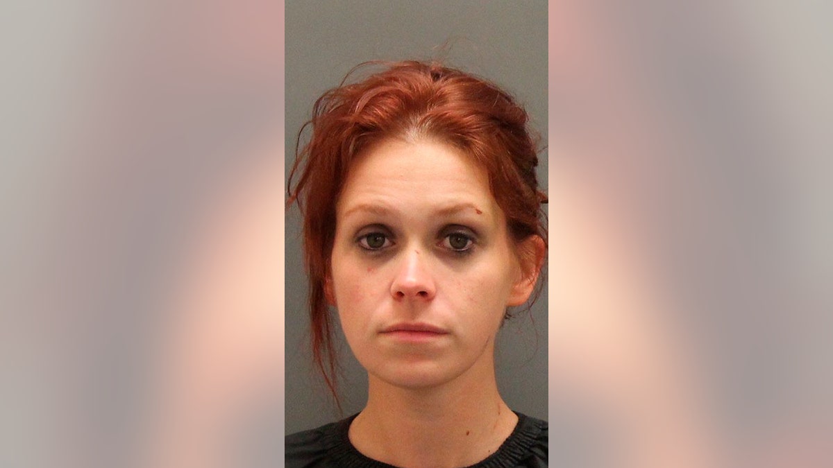Mugshot for Megan Holman, 25, of Walhalla, S.C. (Oconee County Sheriff’s Office via AP)