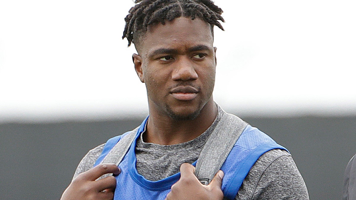 Indianapolis Colts general manager Chris Ballard did his homework on Bobby Okereke. And a sexual assault allegation from 2015 still didn’t scare him off. (AP Photo/Jeff Chiu, File)