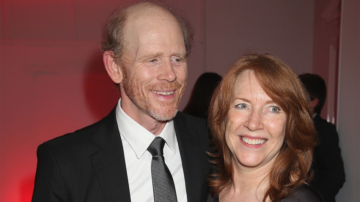 Ron Howard with his wife of 50 years, Cheryl