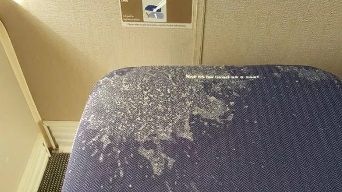 Passengers 'kicked off' plane after being made to sit in vomit-covered  seats