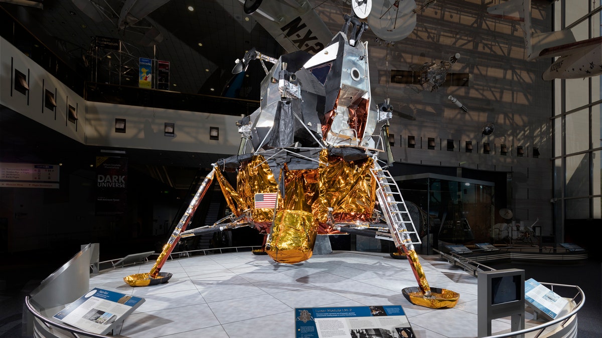 The Lunar Module LM-2 at the Smithsonian National Air and Space Museum.