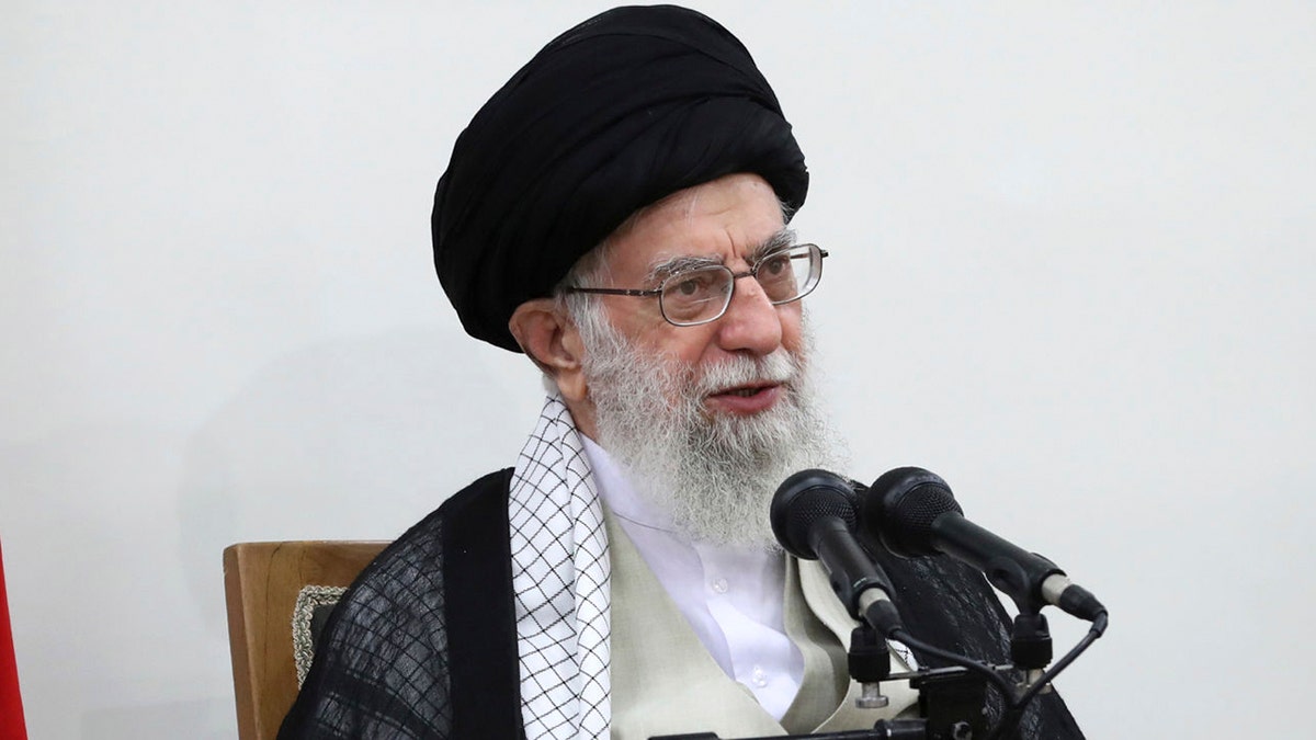 Iran's Supreme Leader Ayatollah Ali Khamenei. (Office of the Iranian Supreme Leader via AP)
