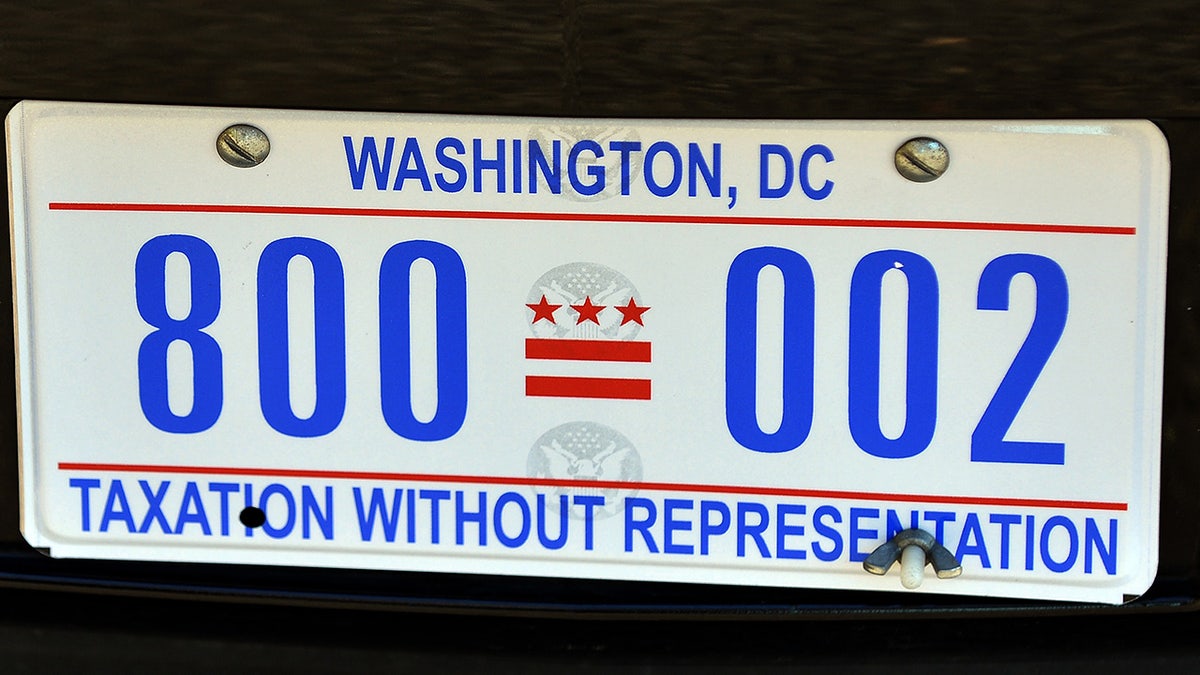 The license plate of US President Barack Obama's limo is pictured on January 19, 2013 in Washington DC. (JEWEL SAMAD/AFP/Getty Images)