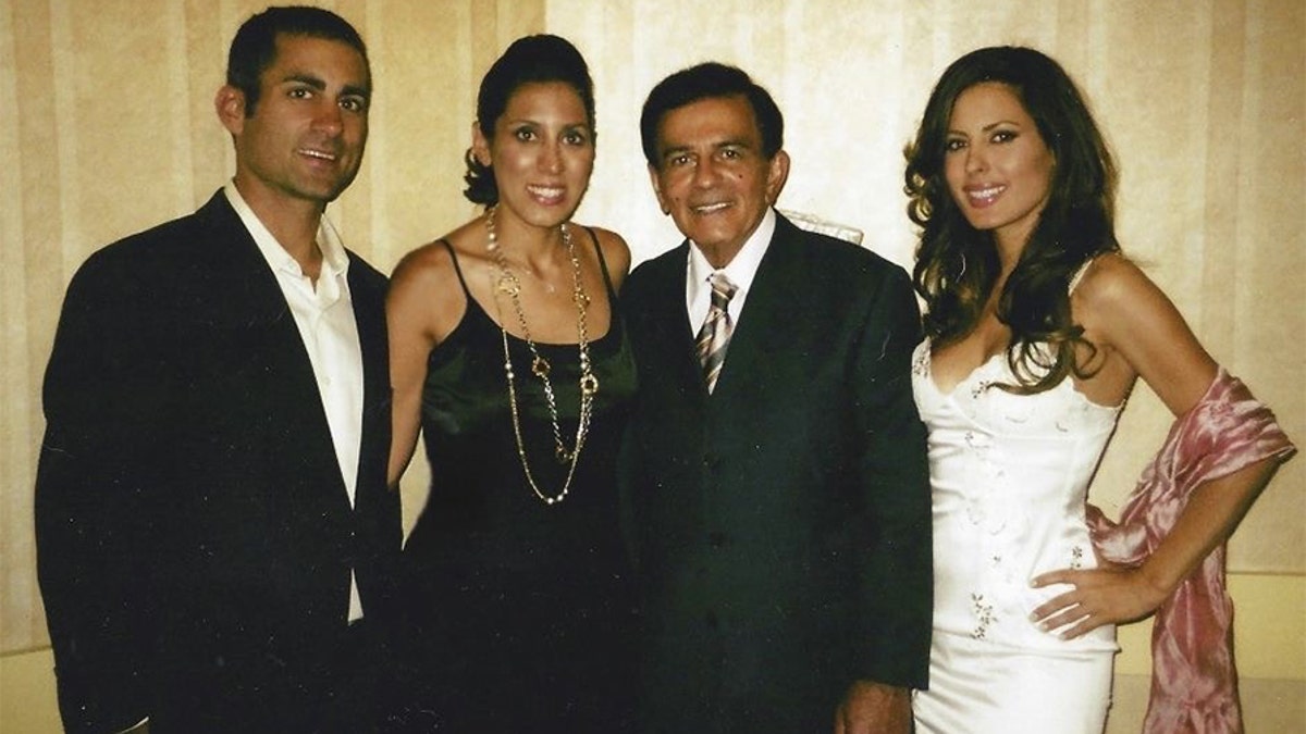 Casey Kasem with his three adult children from a previous marriage. — Courtesy of Kerri Kasem