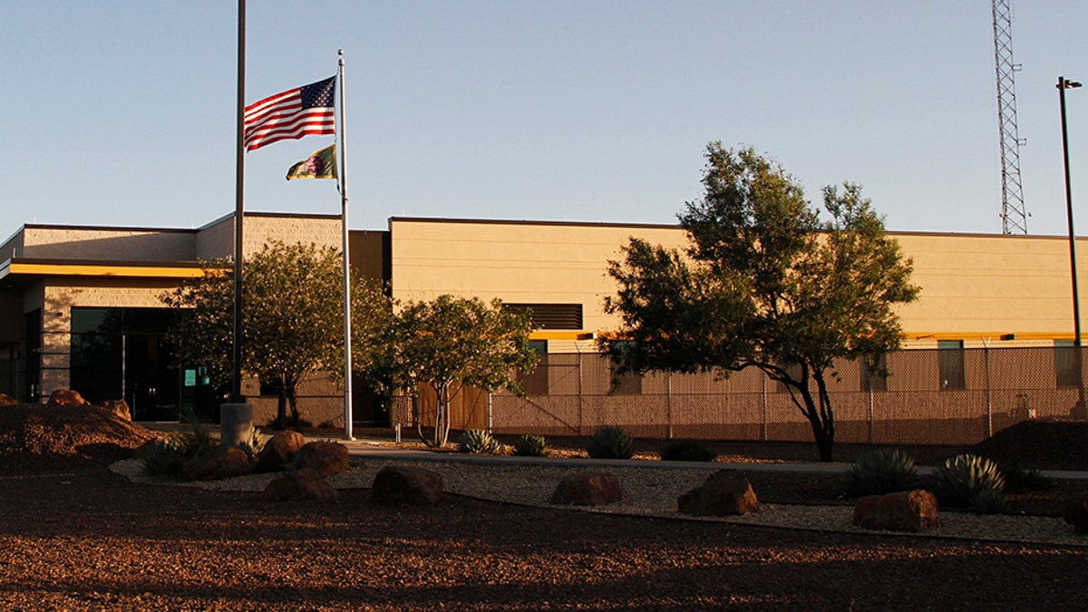 The entrance of a Border Patrol station in Clint, Texas. A legal team that interviewed about 60 children at the station near El Paso, says young migrants being held there are experiencing neglect and mistreatment.