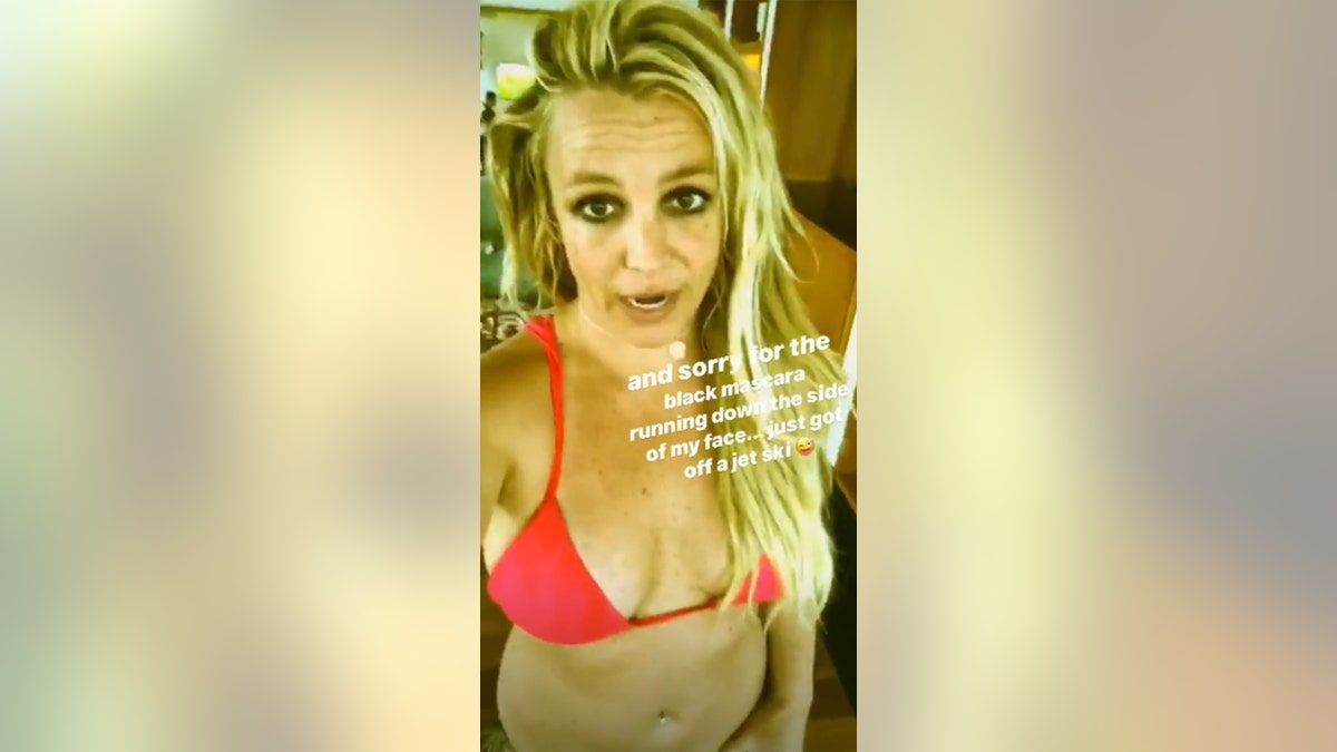 Britney Spears posed in a bikini in her Instagram Story and accused paparazzi of altering images of her to make her look heavier than she is. Spears was on vacation in Miami when the supposedly unflattering paparazzi photos were taken.