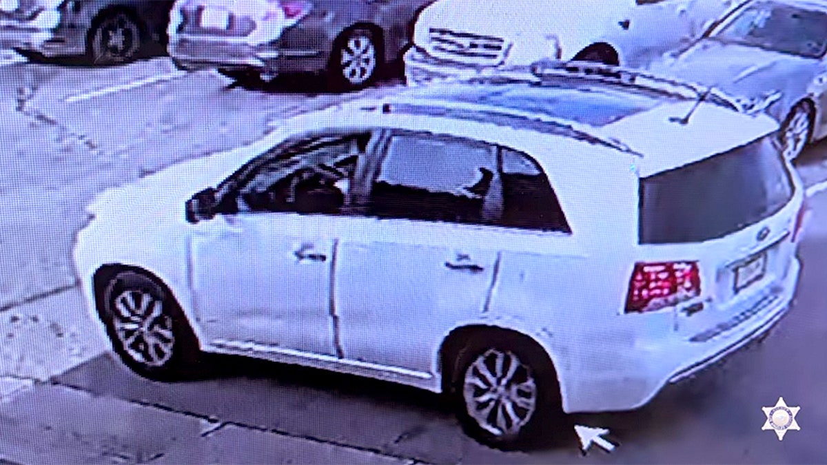 Investigators were looking for the gunman who was seen driving away in a 2006 white Kia Sportage SUV with paper plates.