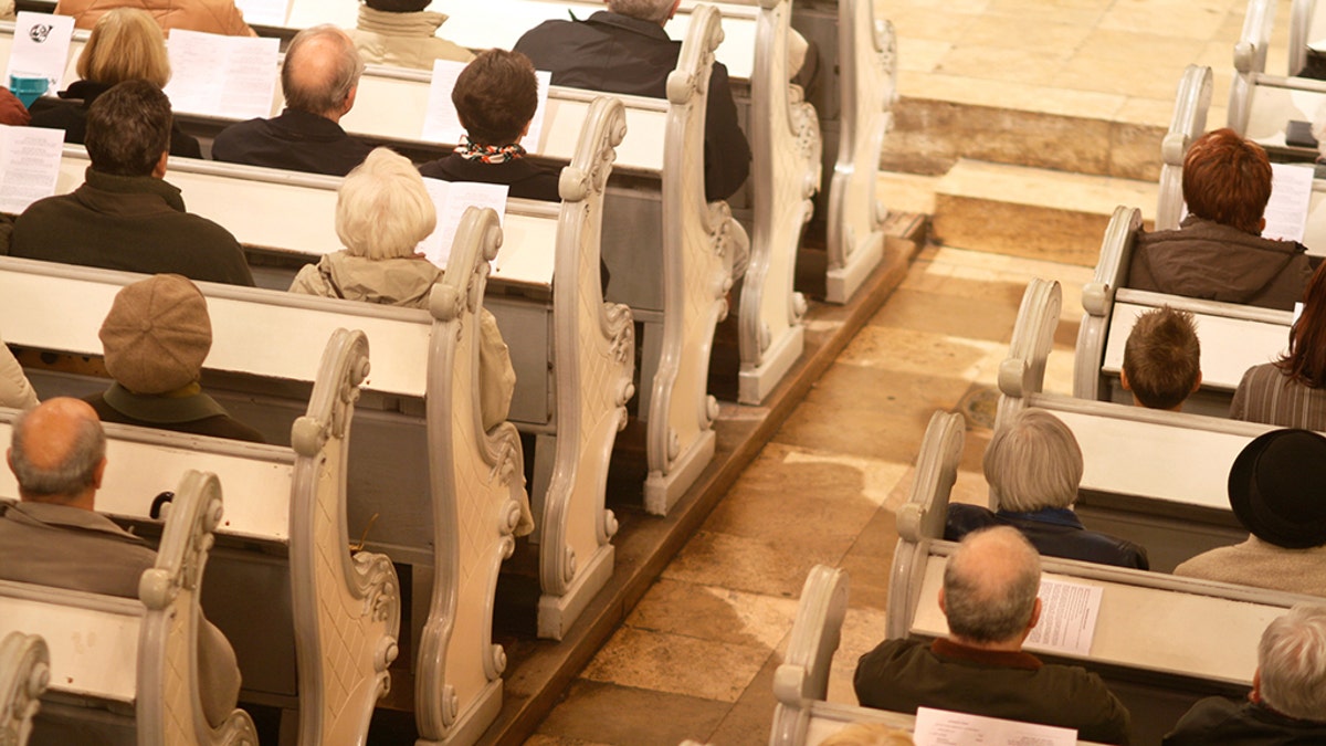 praying in church