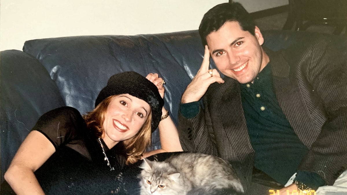 The couple wed in 1999 and started married life with two cats, including Cinnabun, adopted from the Humane Society.