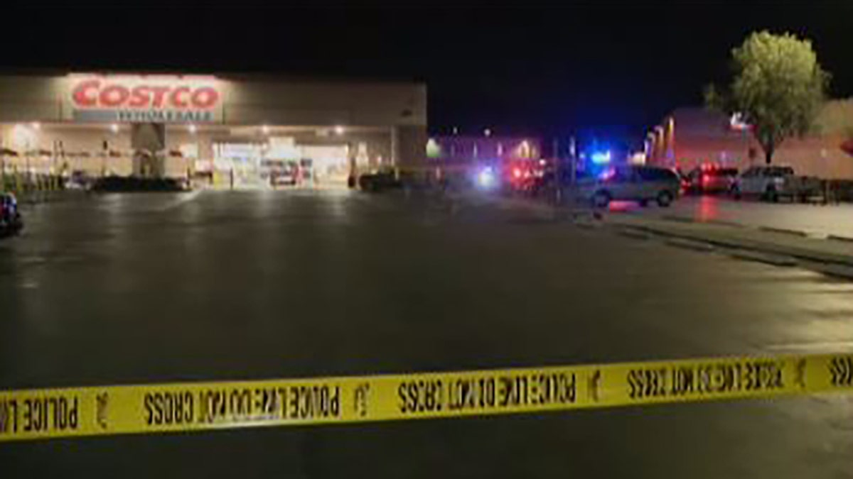 Witnesses said at least 100 people were inside a Costco store in Corona, Calif., at the time of a shooting on Friday night. (FOX 11 Los Angeles)