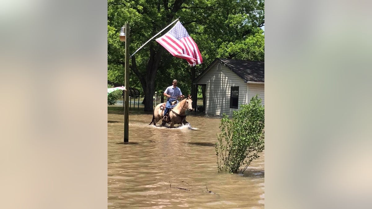 Hunter Webster on a rescue mission