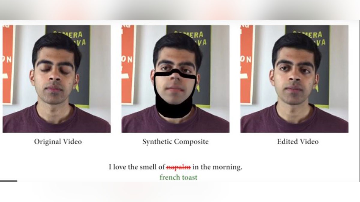 Researchers tested software that uses 3D models of a person's face to build new footage.