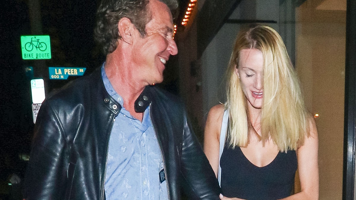 Dennis Quaid and Laura Savoie on May 14, 2019, in Los Angeles, Calif.