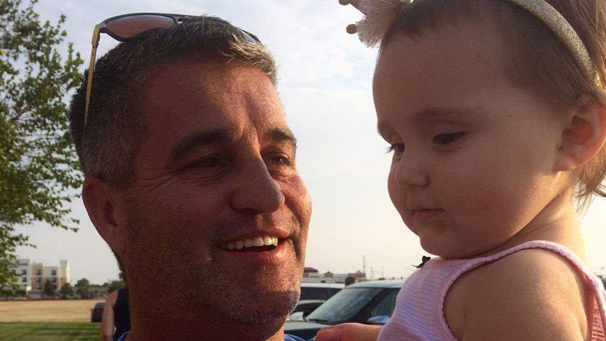 Chris Palmer with granddaughter Ruby