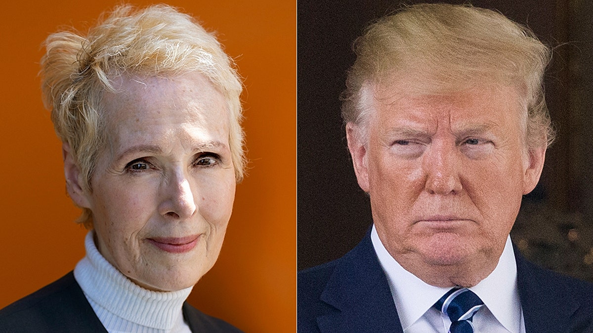 E Jean Carroll and Donald Trump