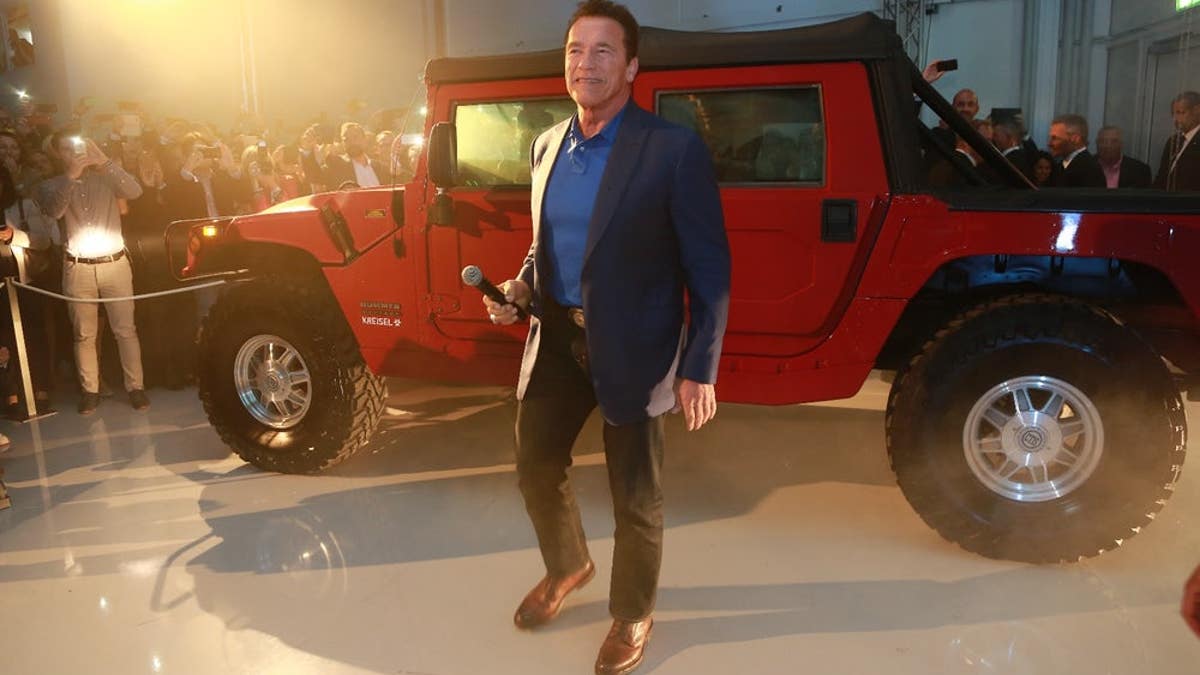 Austrian engineering firm Kreisel built an electric Hummer H1 for Arnold Schwarzenegger in 2017.