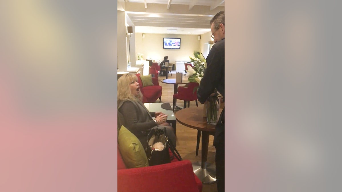 Andrew surprised Karen when they finally met back up. "It couldn't have gone any better," Karen said.