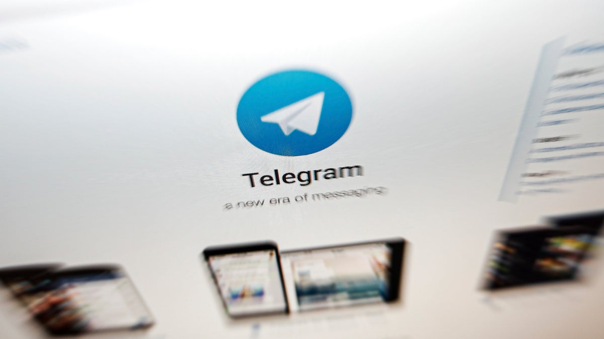 The website of the Telegram messaging app is seen on a computer's screen in Beijing, Thursday, June 13, 2019.  (AP Photo/Andy Wong)