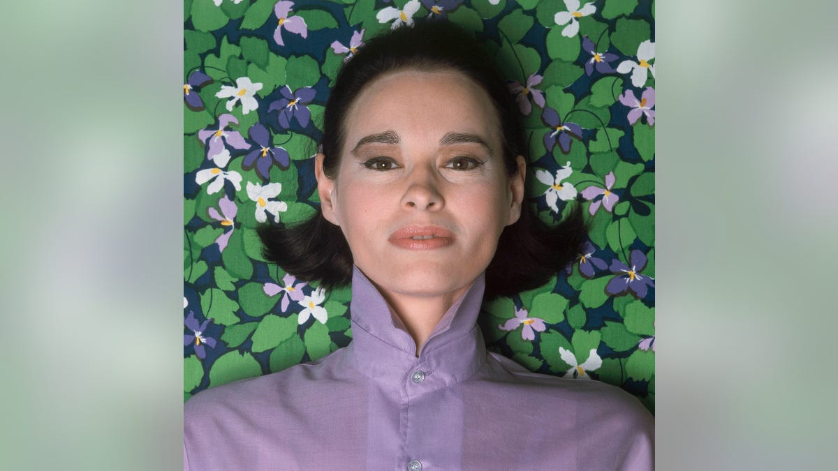 Gloria Vanderbilt models for Vogue circa 1968.