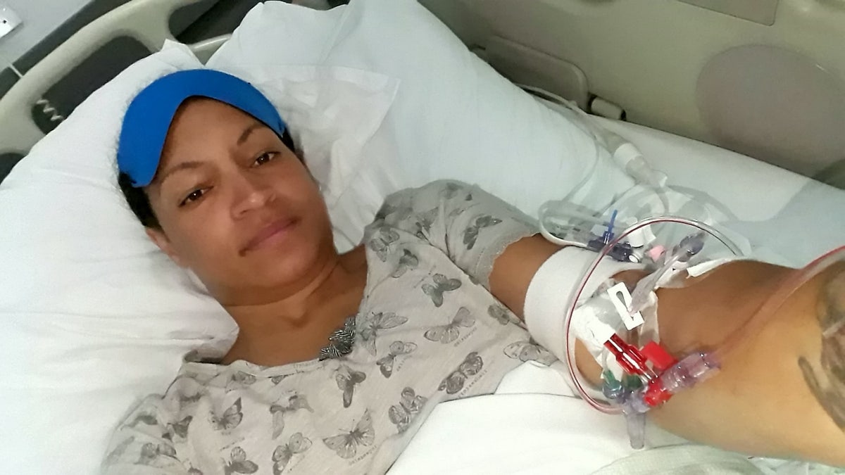 When she returned home she landed in the hospital after collapsing at a friend's house and learned that she had actually been bleeding in her brain for a week.