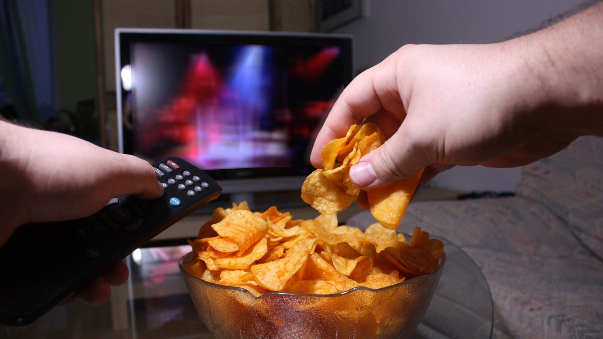 TV and snacks