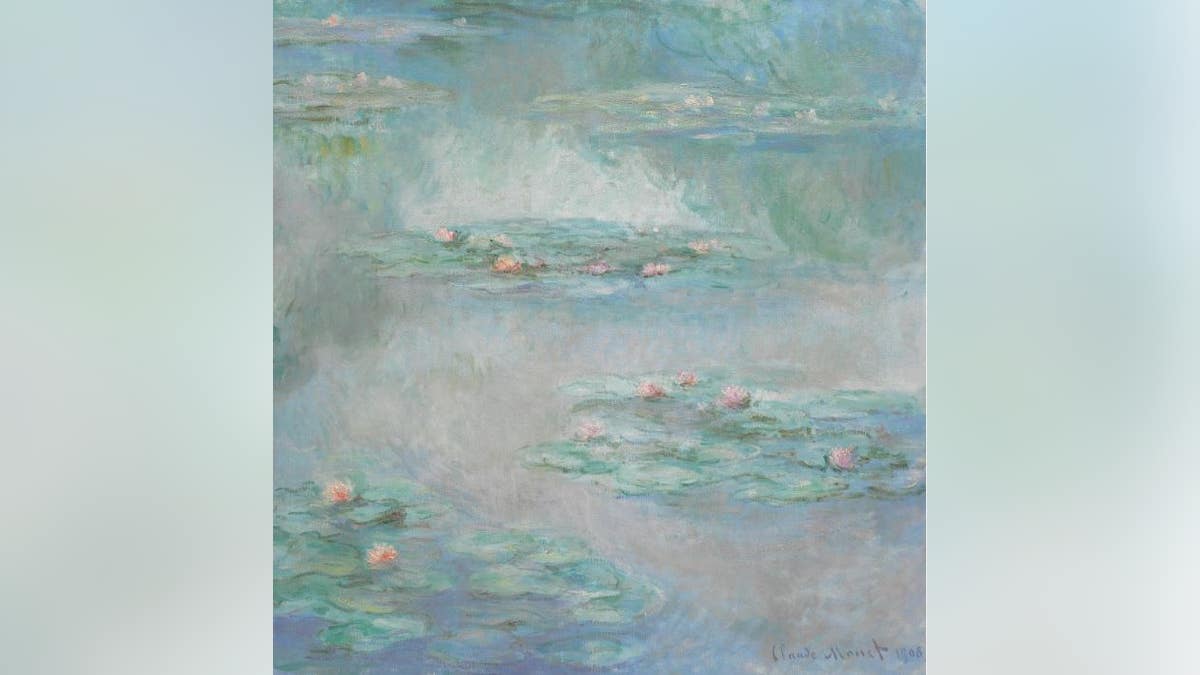 Claude Monet's Nymphéas (1908), oil on canvas.