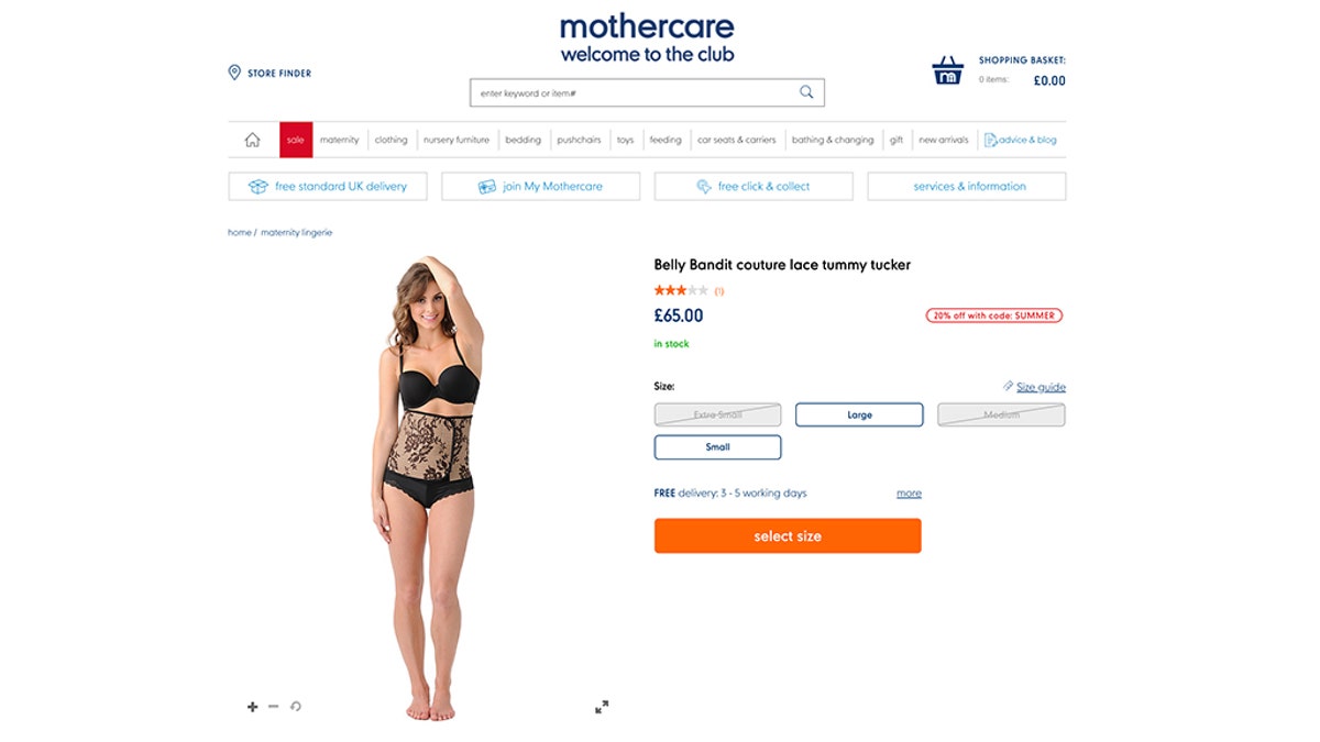 Brand blasted for selling sexy tight corsets for postpartum