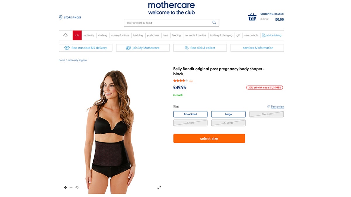 The mom and baby-centric shop has said it will now review the online advertising of some of its maternity lingerie, after a backlash over the "sexy" corsets.