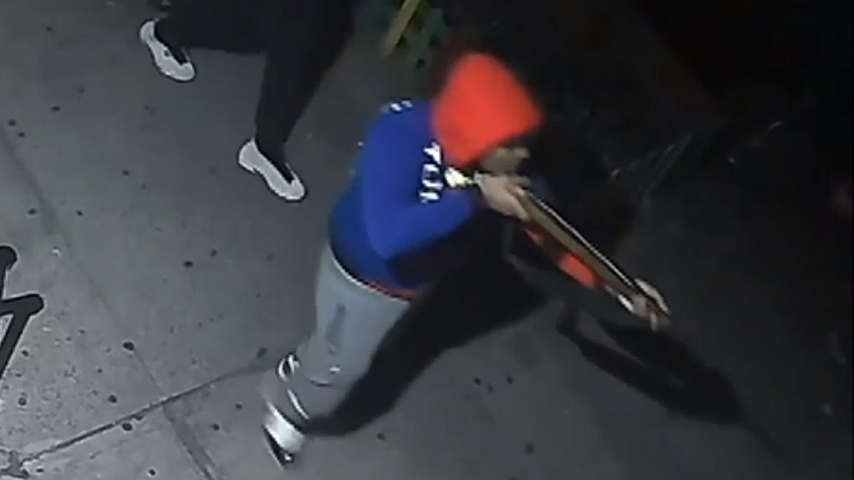 The man accused of opening fire on an innocent bystander who was walking his dog in New York City.