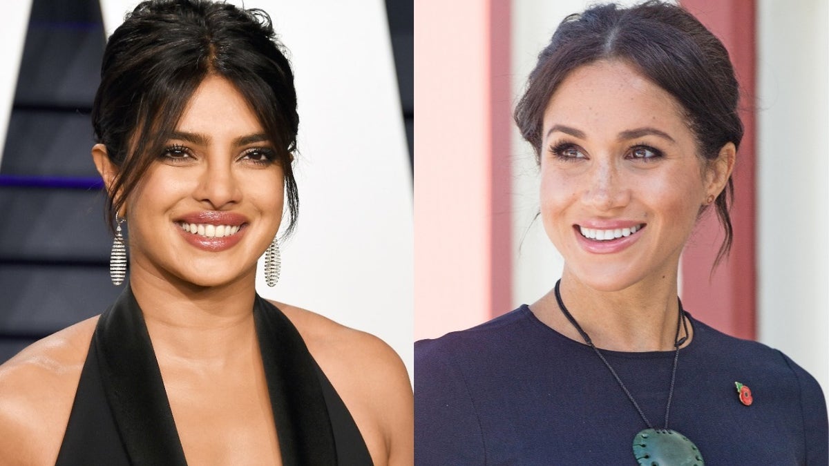 Actress and wife of Nick Jonas Priyanka Chopra and Meghan Markle, Duchess of Sussex