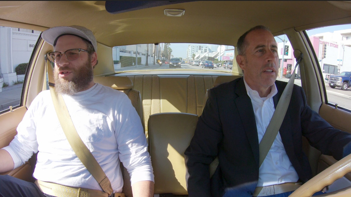 Seth Rogen with Jerry Seinfeld (R) in "Comedians in Cars Getting Coffee"<br>
​​