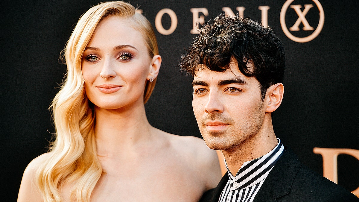 HOLLYWOOD, CALIFORNIA - JUNE 04: (EDITORS NOTE: Image has been processed using digital filters) Sophie Turner and Joe Jonas attend the premiere of 20th Century Fox's 