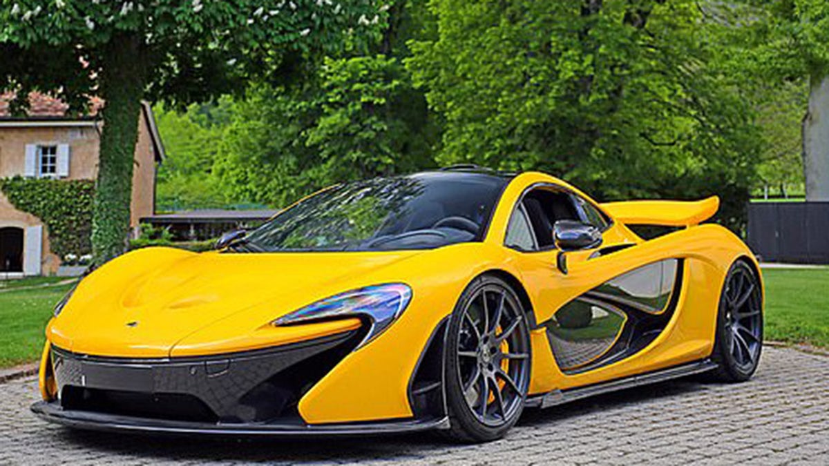 The McLaren P1 was one of the first hybrid supercars.
