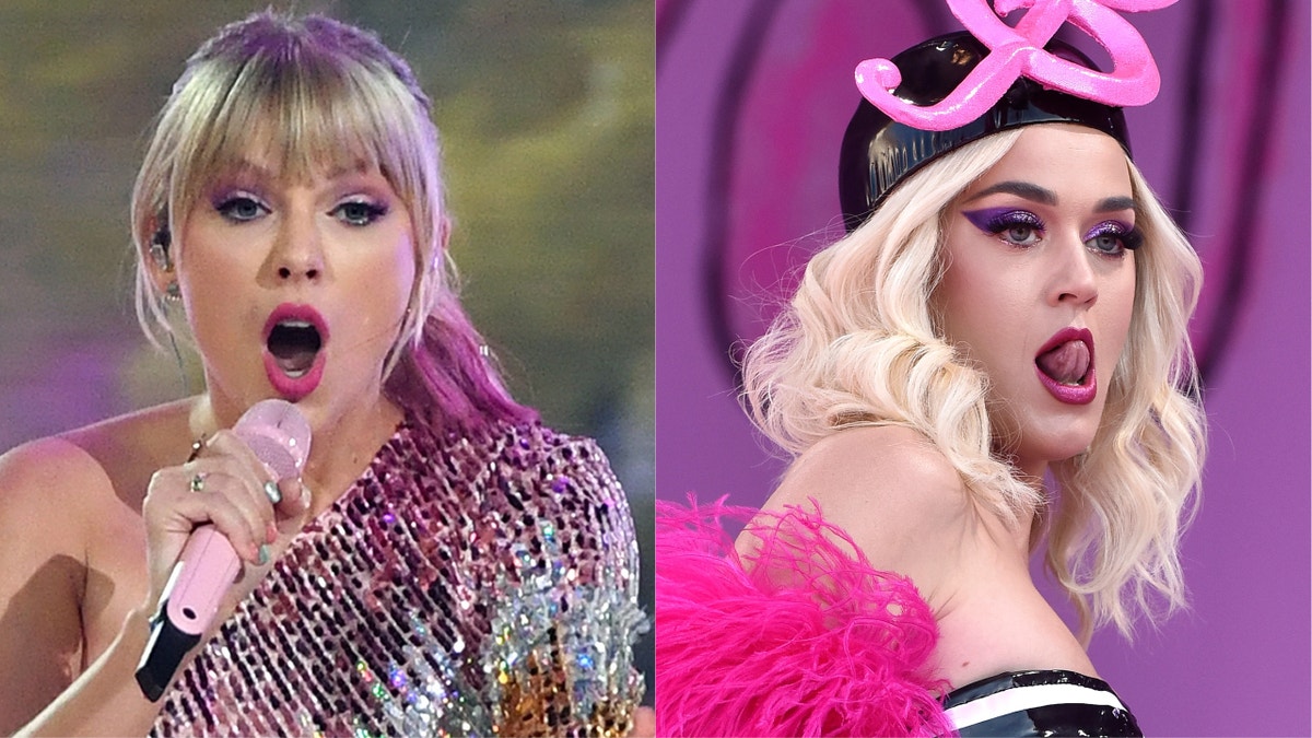 Taylor Swift denied kissing Katy Perry in her 