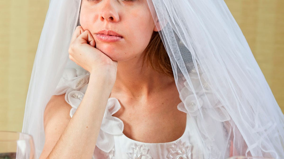 Annoyed bride