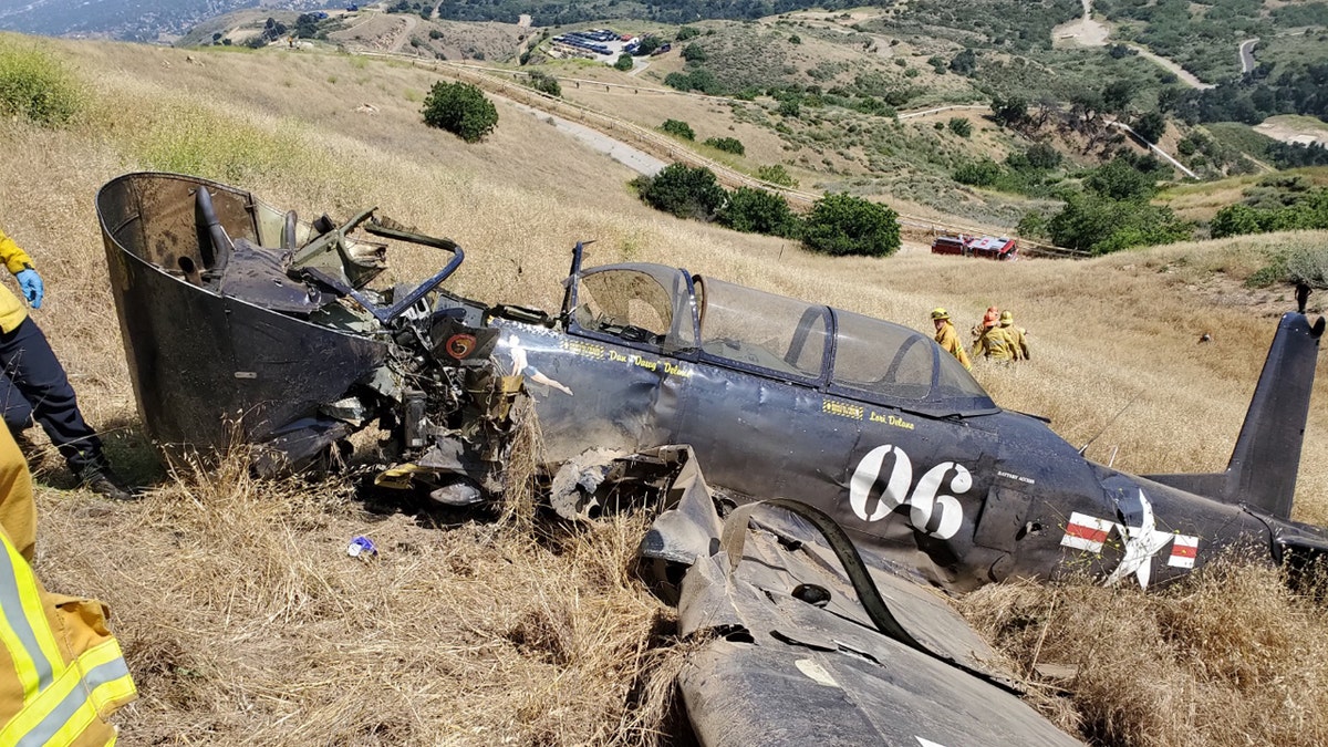 The pilot of a 1979 Nanchang CJ-6A single-engine aircraft was killed when the plane crashed north of Los Angeles on Saturday.