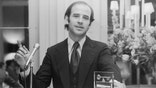 U.S. Senator Joseph Biden of Delaware addresses Drexel University Alumni. Biden was the youngest U.S. Senator at that time.