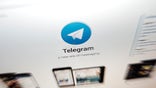 The website of the Telegram messaging app is seen on a computer's screen in Beijing, Thursday, June 13, 2019.  (AP Photo/Andy Wong)