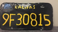 Truck's 'Califas' license plate catches eye of California motorcycle officer, leads to arrest of driver