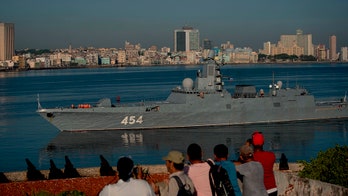Advanced Russian warship armed with cruise missiles docks in Havana's harbor