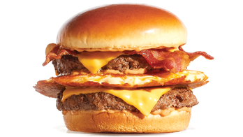 We tried IHOP's new 'Big IHOP Pancake Burger,' and it's fine