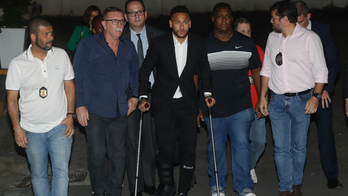 Neymar undergoes questioning by police, denies rape claim